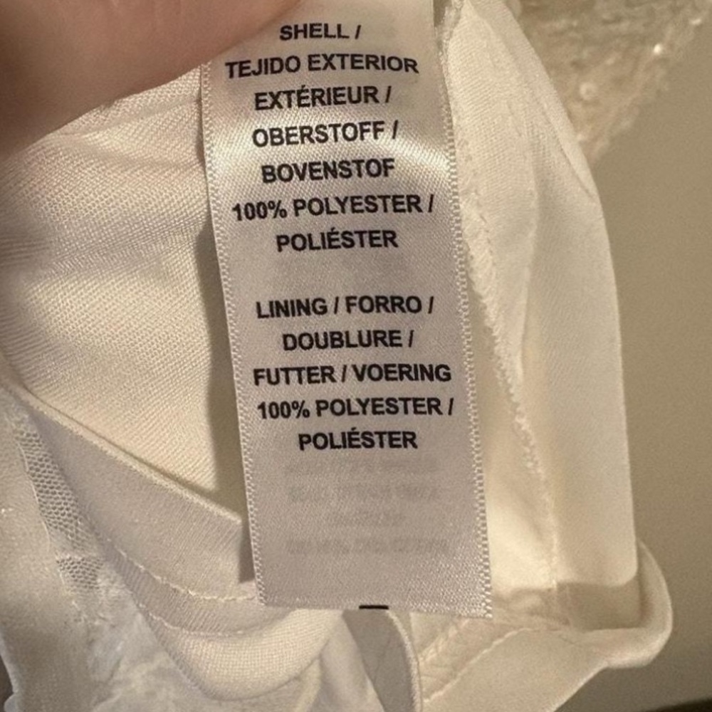 Adrianna Papell white Sequin cocktail dress size 22W - Picture 5 of 9